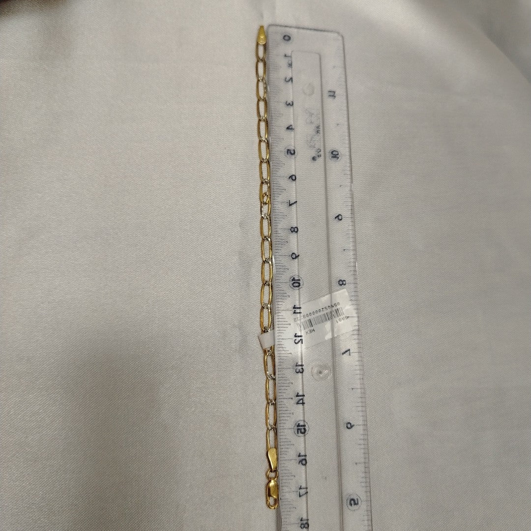 PULSERA TEJIDO ESLABONES 4G 18 CM (NUEVO)