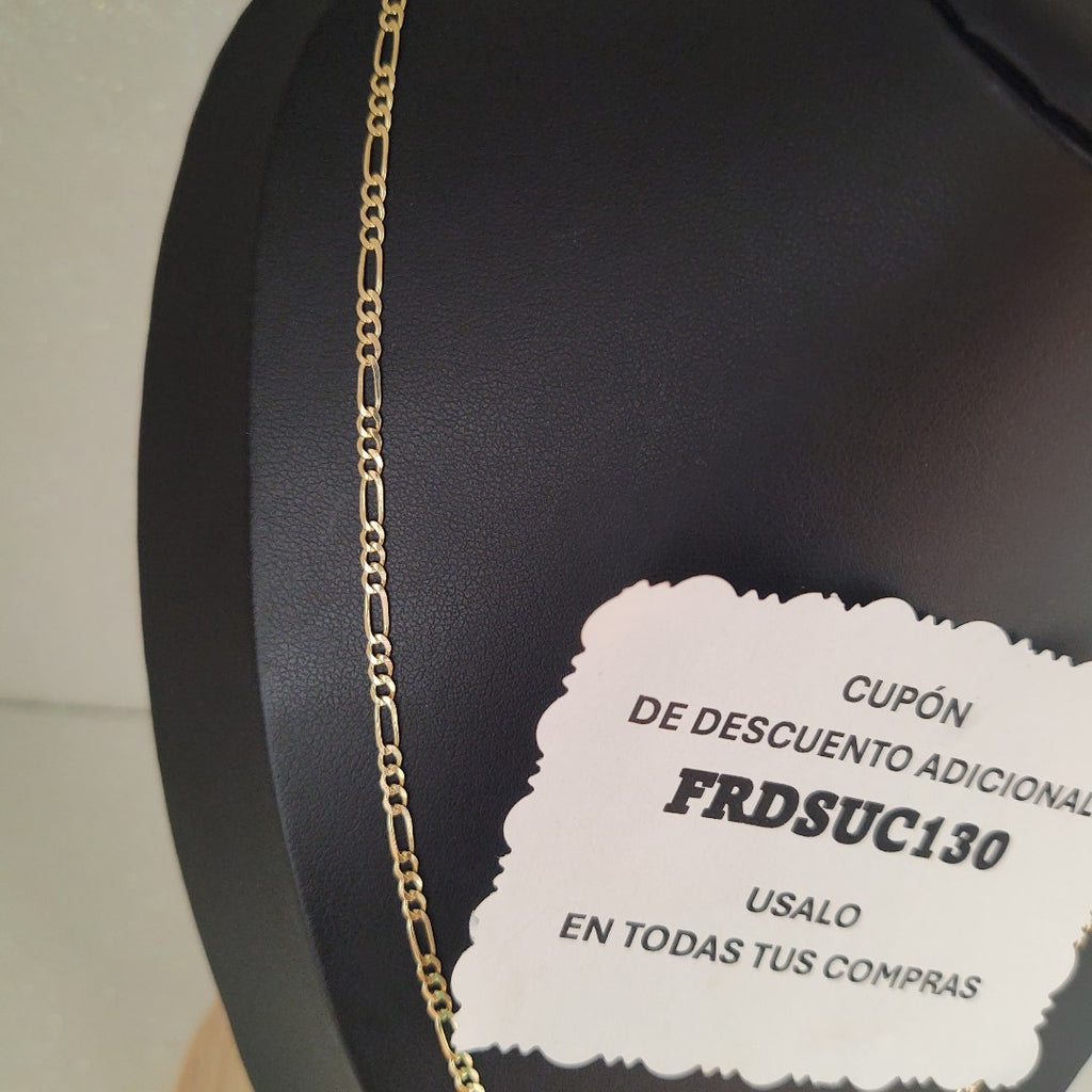 CADENAS 3X1 ORO 14K 55 CM 5.2 GR (NUEVO)