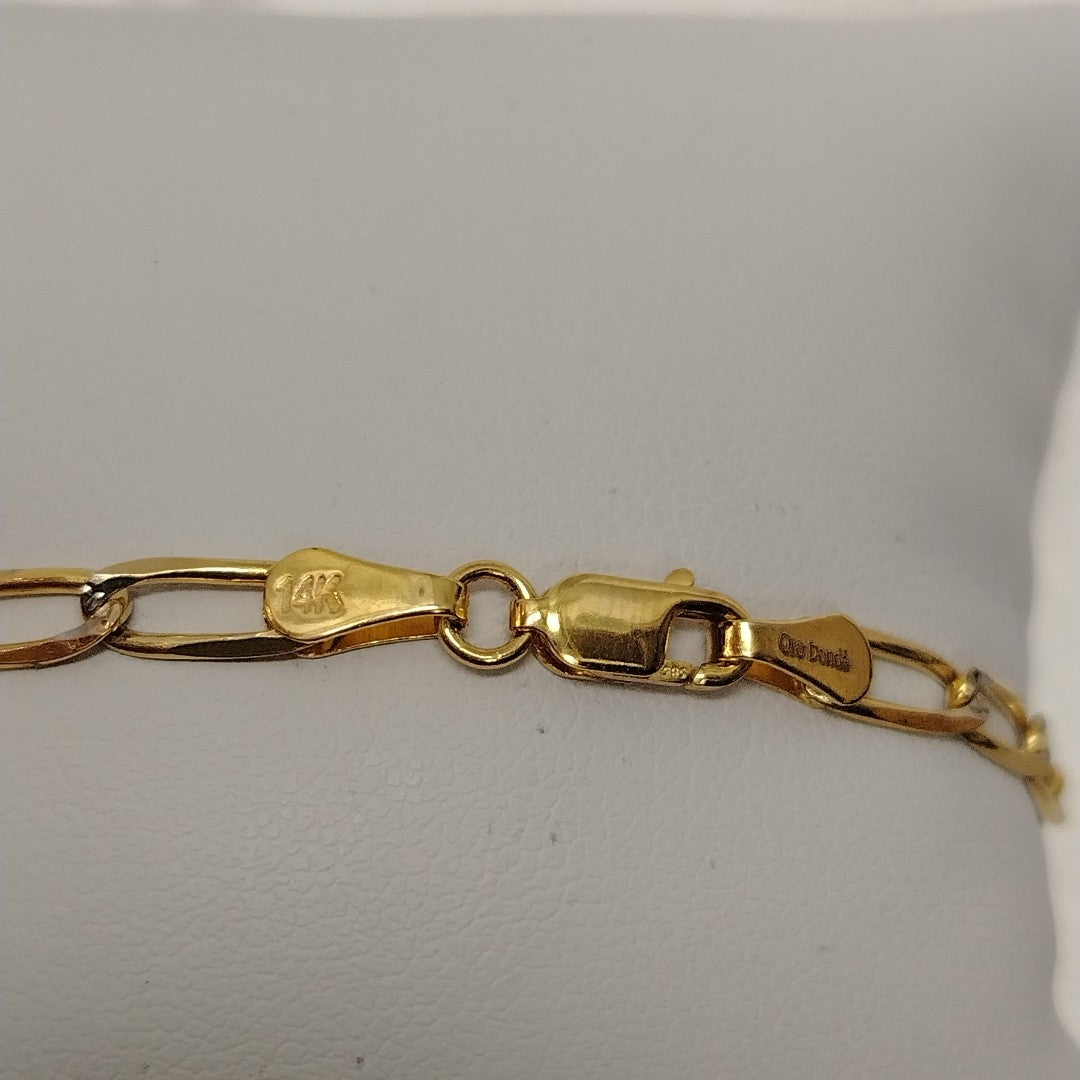 PULSERA TEJIDO ESLABONES 4G 18 CM (NUEVO)