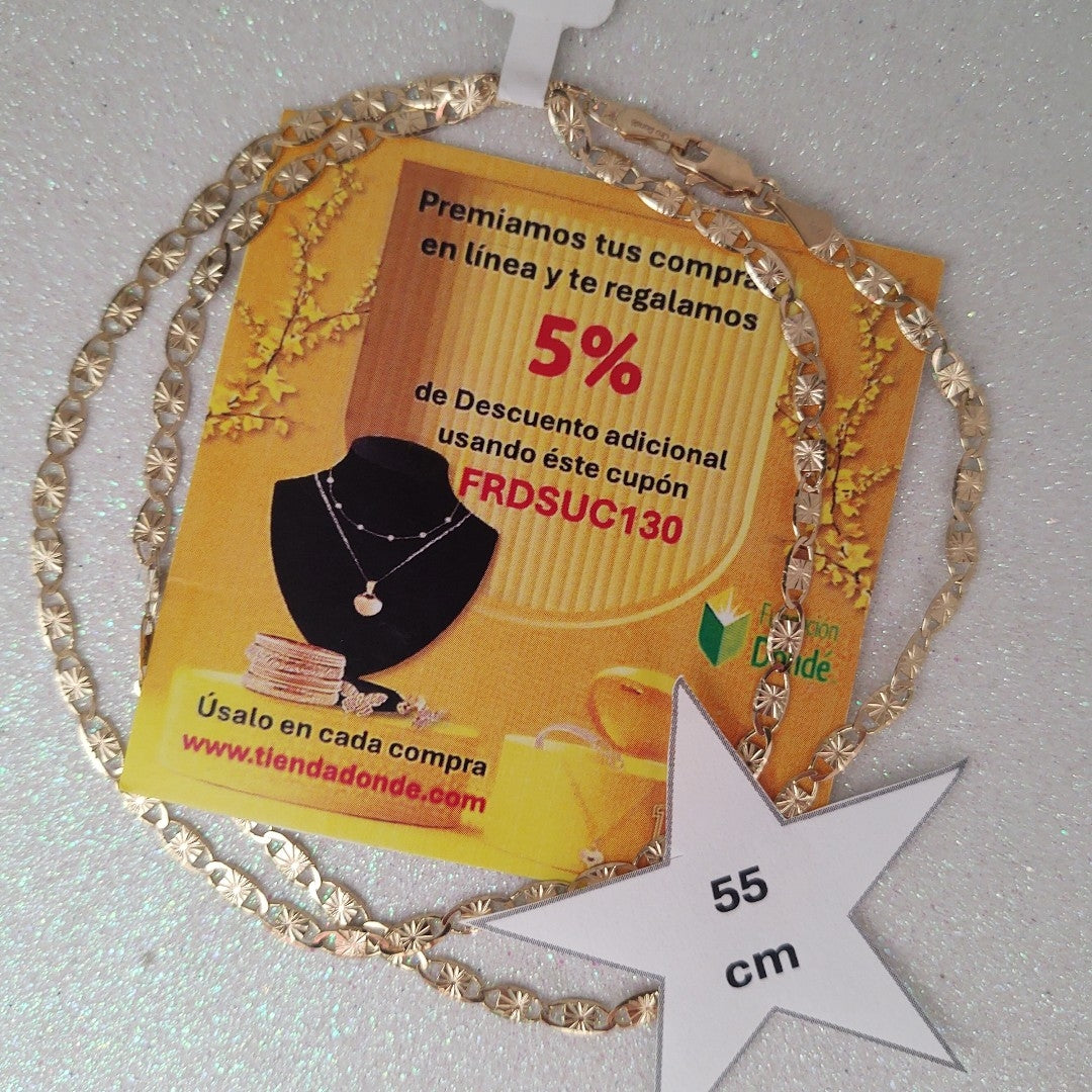 CADENAS GUCHI ORO 14K 55 CM 7 GR (NUEVO)