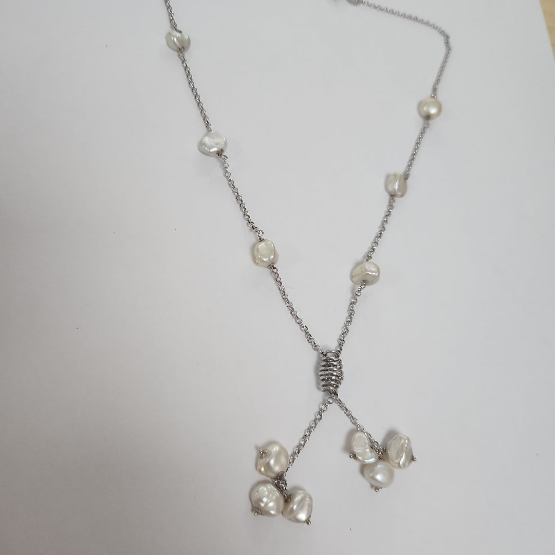 GARGANTILLA ORO BLANCO 14 K 9.8 GRMS (SEMINUEVO)