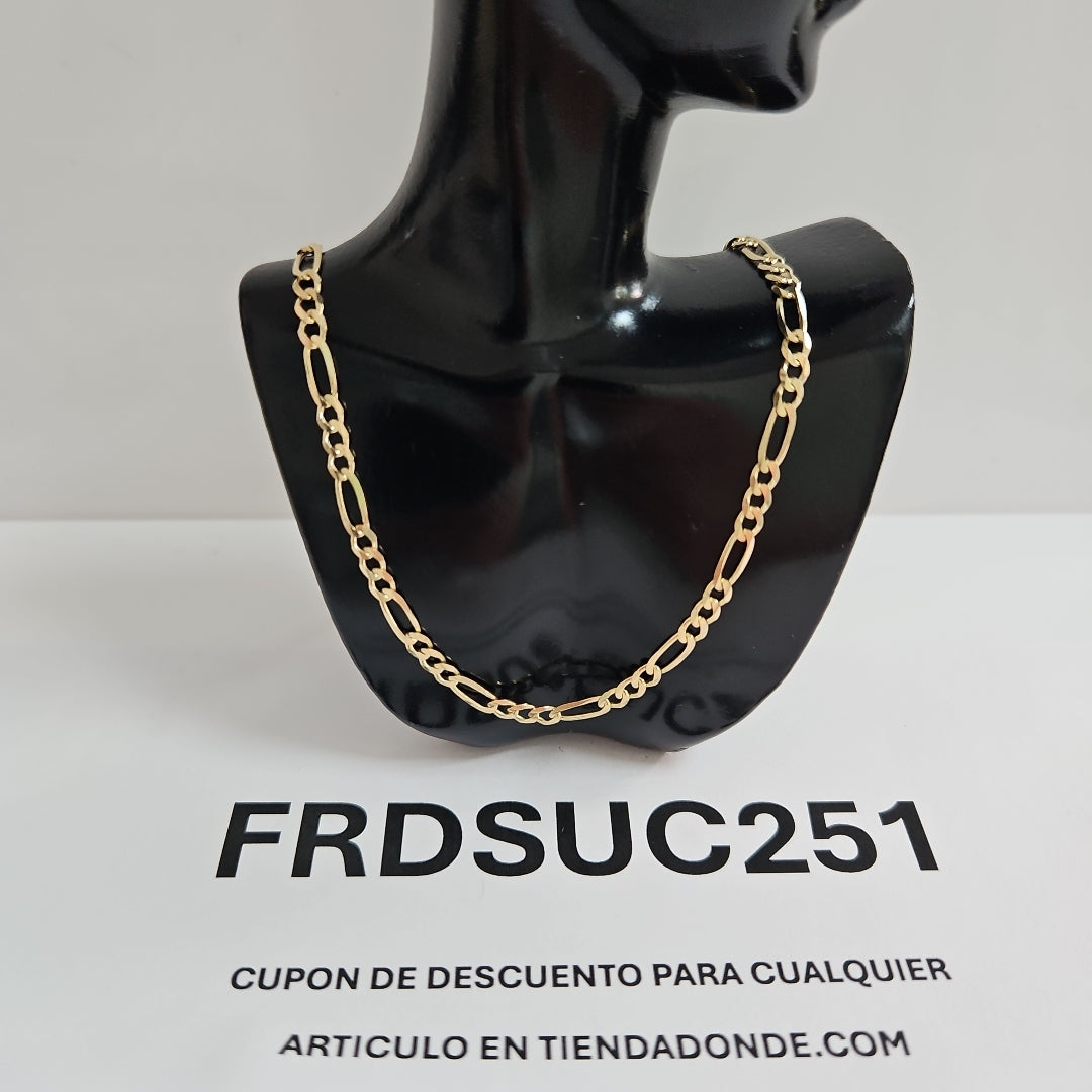 CADENAS 3X1 ORO 14K 60 CM 8.6 GR (NUEVO)