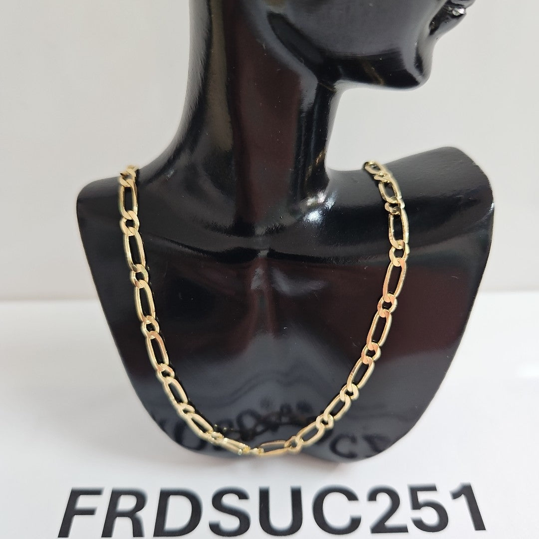 CADENAS 1X1 ORO 14K 55 CM 7.5 GR (NUEVO)