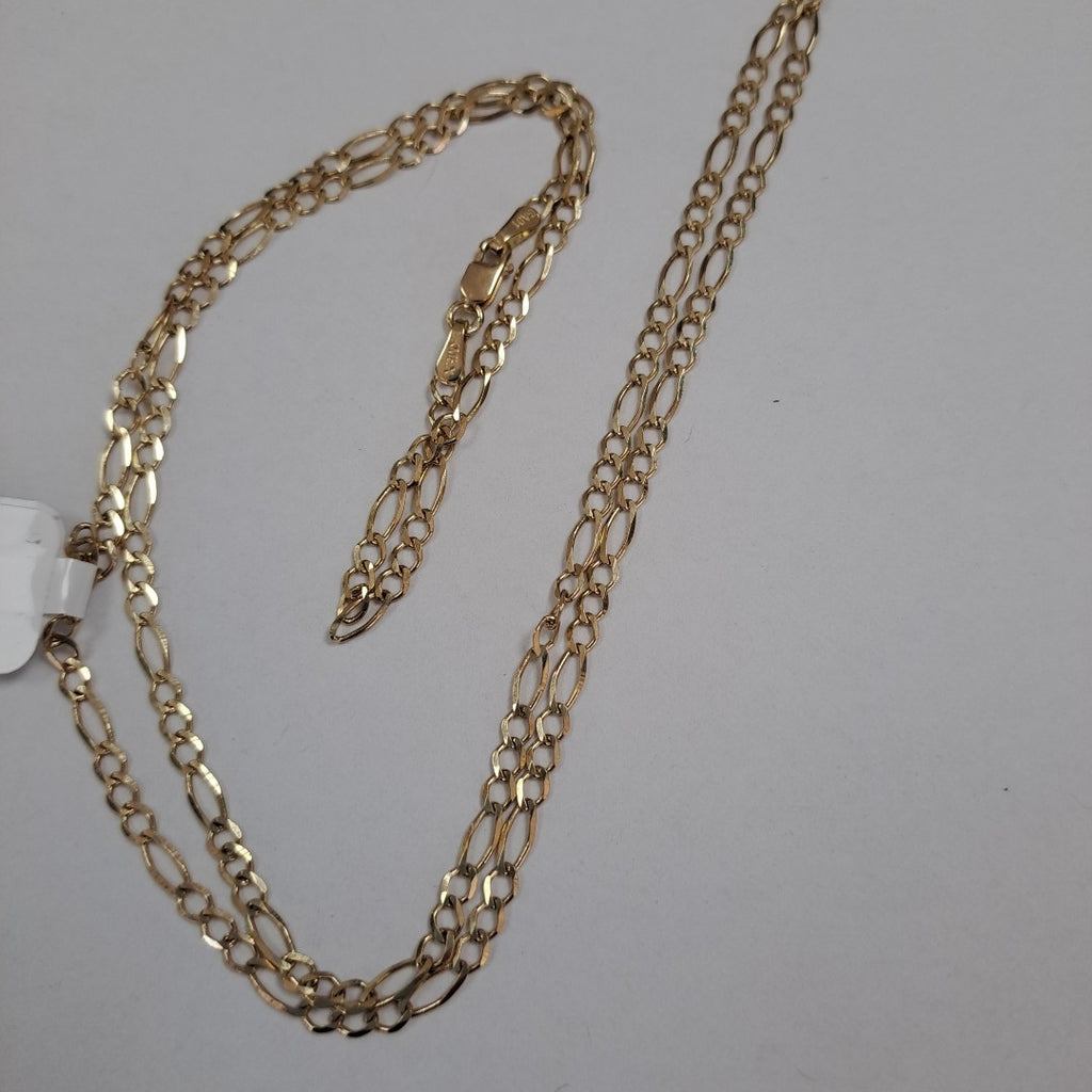 CADENAS TEJIDO 3X1 ORO 10K 60 CM 4.5 GR (NUEVO)