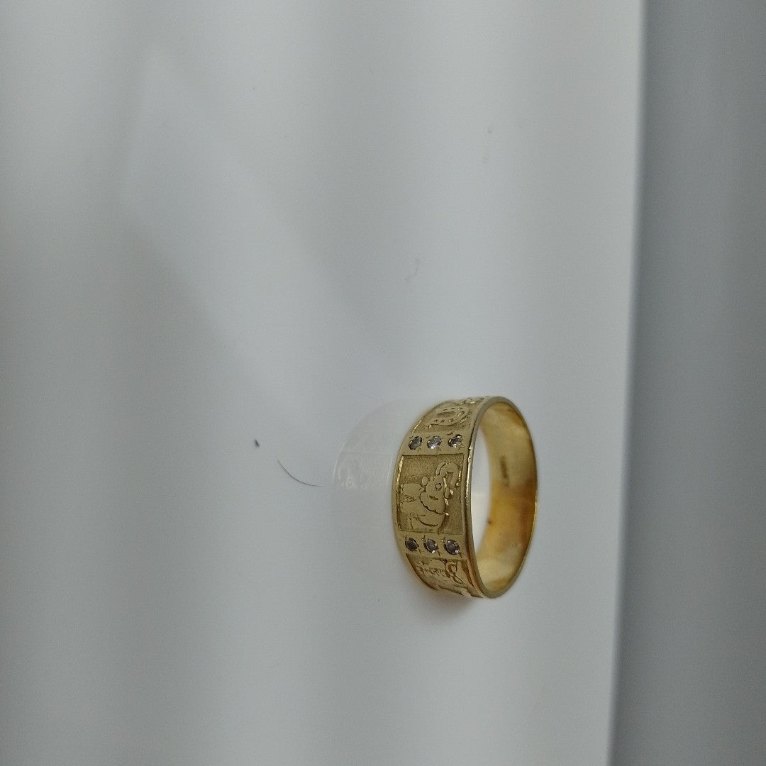 ANILLO ORO 14 K 4.1 GRMS (SEMINUEVO)