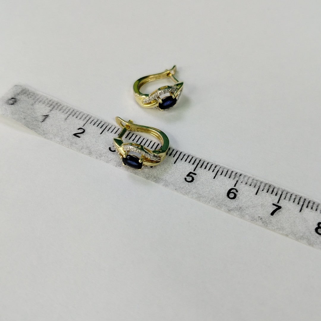 ARETES PAR ORO 14 K 3 GRMS (SEMINUEVO)