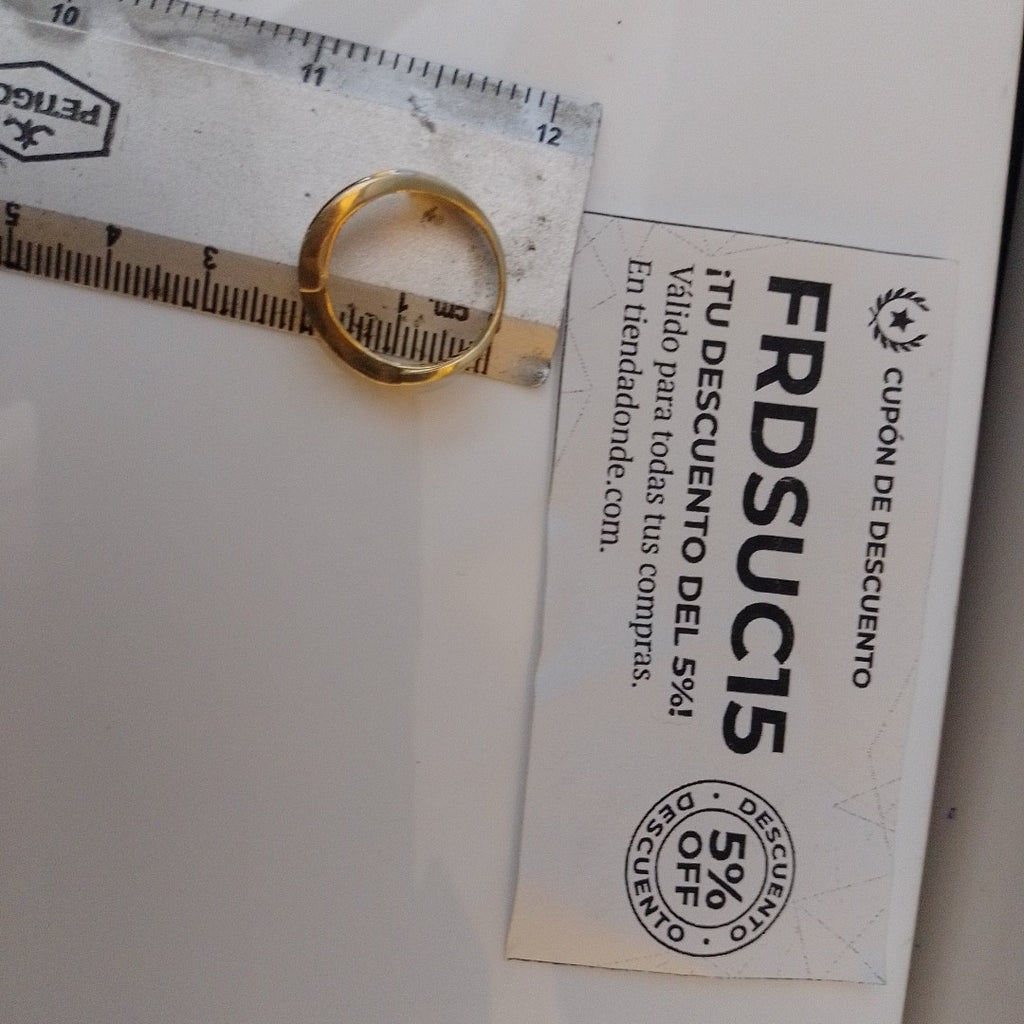 ANILLO ORO 14 K 4.6 GRMS (SEMINUEVO)