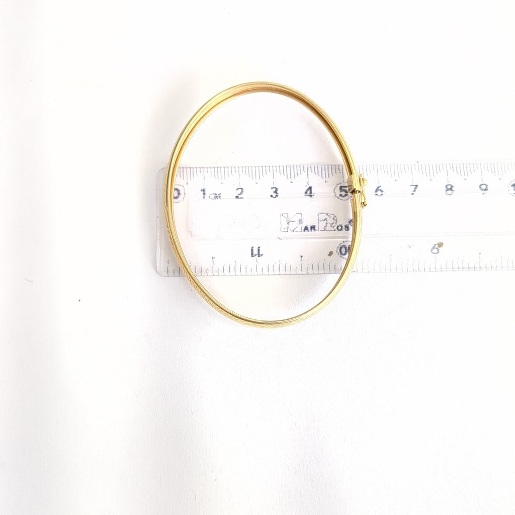 PULSERA RIGIDA ORO 14 K 6 GRMS (SEMINUEVO)