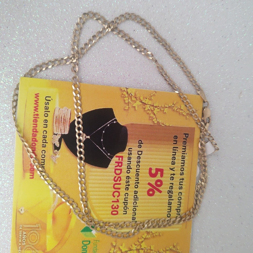 CADENA ORO 14 K 3.3 GRMS (SEMINUEVO)