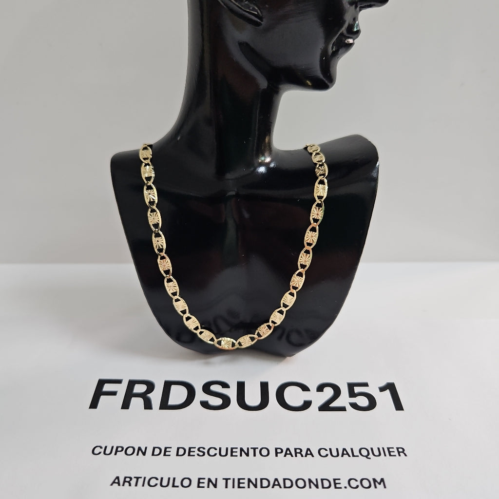 CADENAS GUCHI ORO 14K 55 CM 7.2 GR (NUEVO)