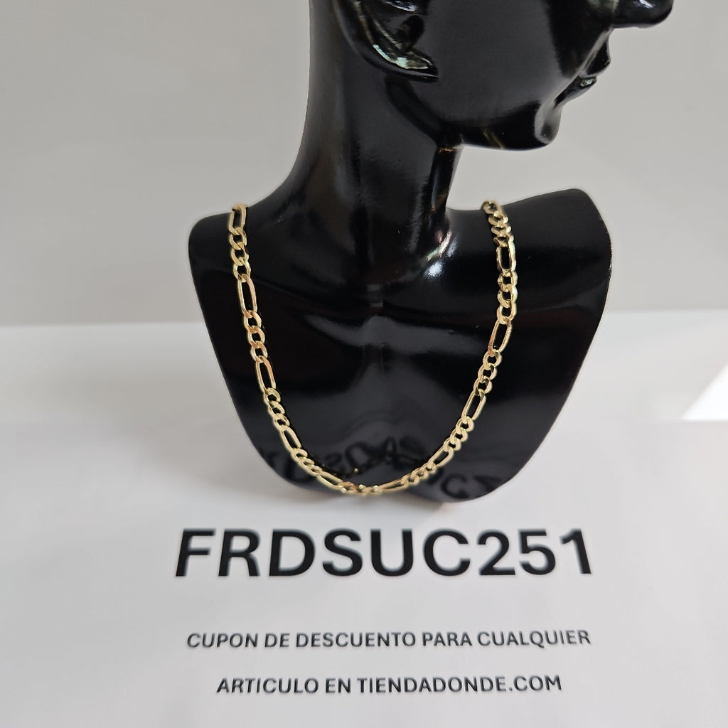 CADENAS 3X1 ORO 14K 60 CM 8.8 GR (NUEVO)