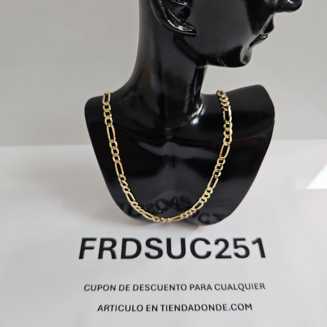 CADENAS 3X1 ORO 14K 60 CM 8.8 GR (NUEVO)