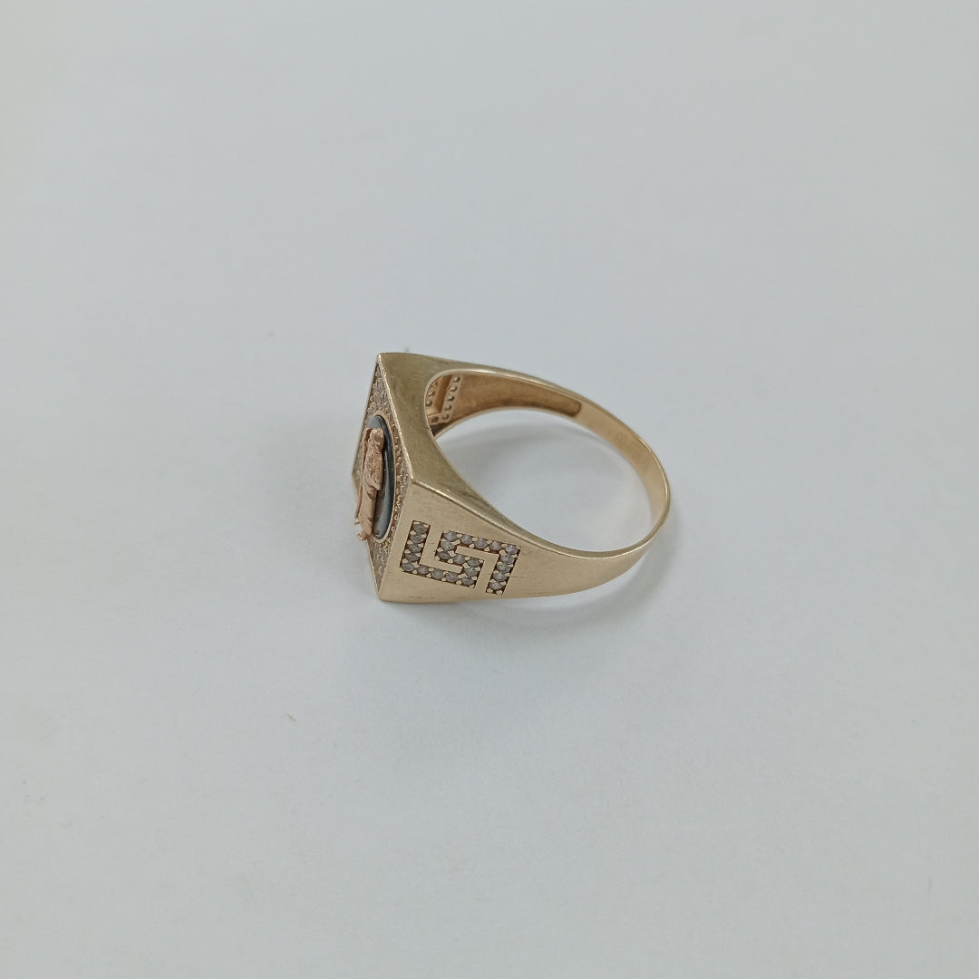 ANILLO ORO 10 K 5.5 GRMS (SEMINUEVO)