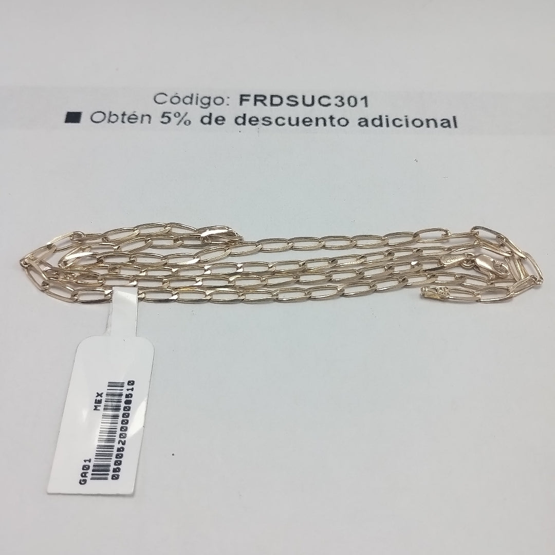 CADENA TEJIDO ESLABONES 6.8G 55 CM (NUEVO)