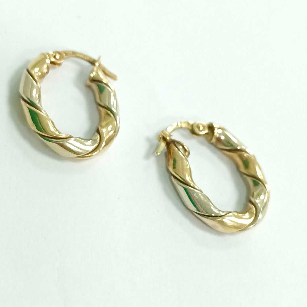 ARRACADAS PAR ORO 10 K 1,60 GRMS (SEMINUEVO)