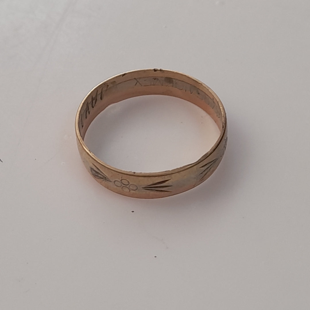 ARGOLLA ORO 10 K 1.2 GRMS (SEMINUEVO)