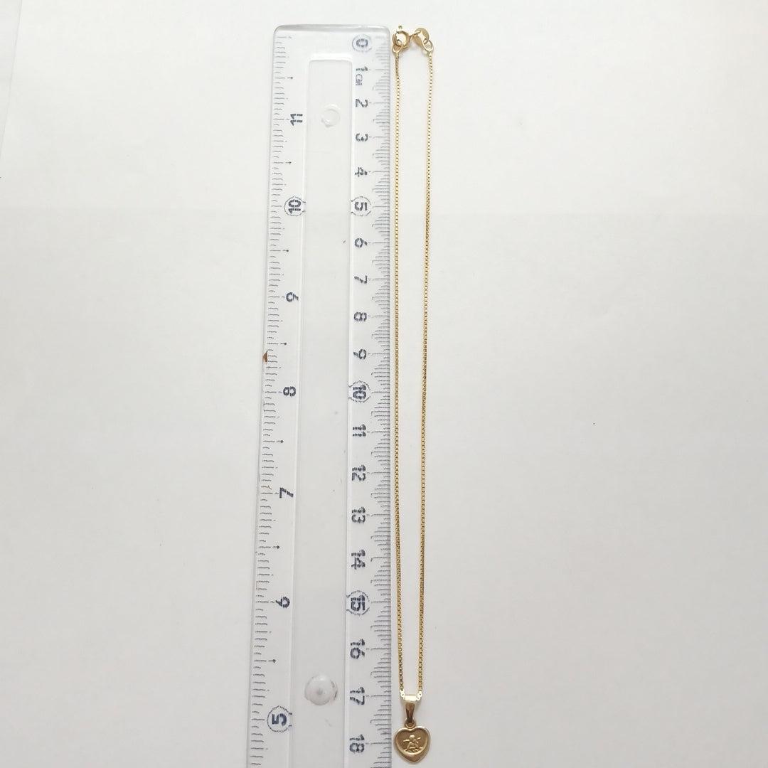 CADENA,DIJE ORO 14 K 2,30 GRMS (SEMINUEVO)