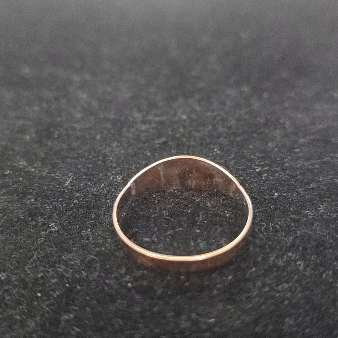 ANILLO DE GRADUACIÓN ORO 8 K 1,10 GRMS (SEMINUEVO)