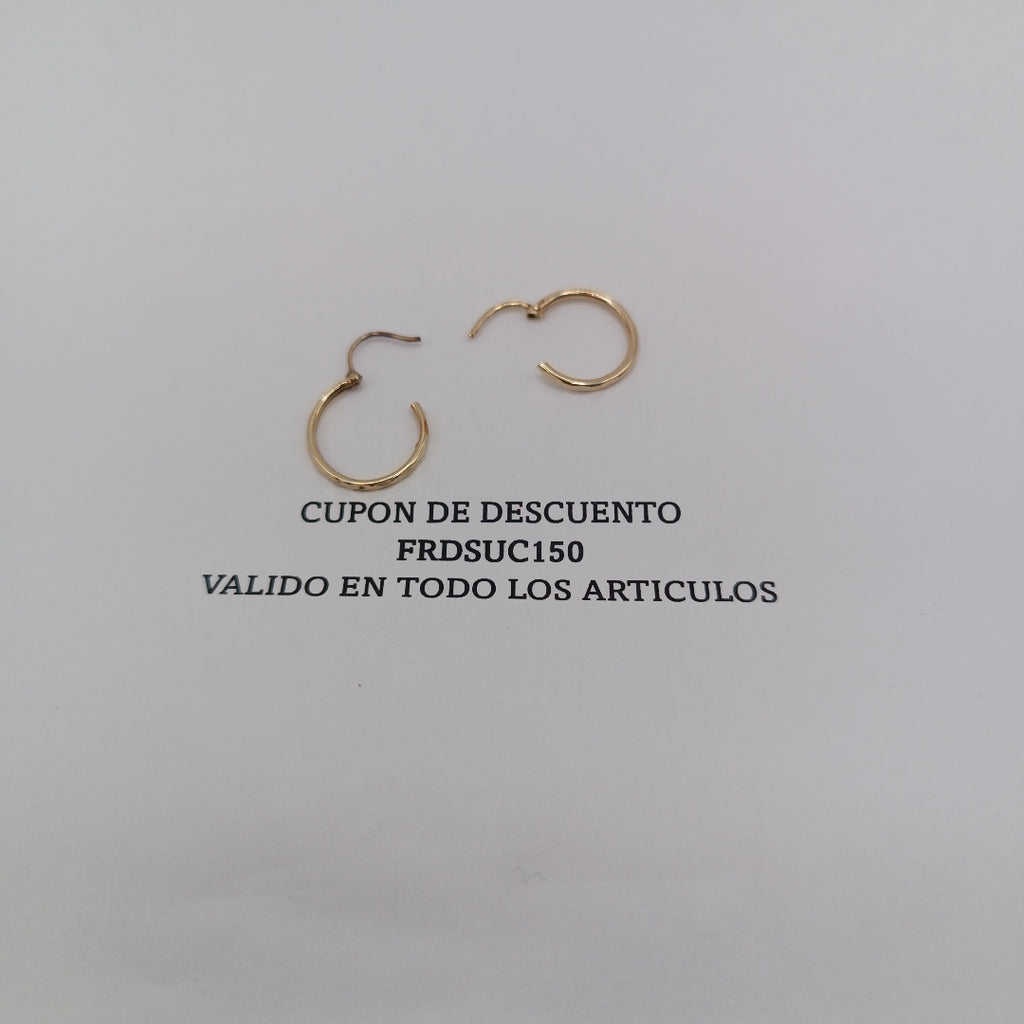 ARRACADAS PAR ORO 10 K 0.7 GRMS (SEMINUEVO)