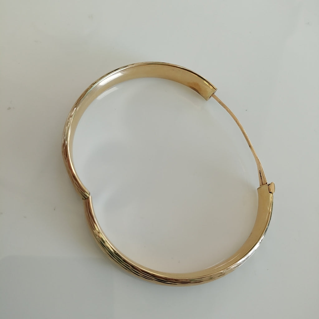 PULSERA RIGIDA ORO 14 K 11.5 GRMS (SEMINUEVO)
