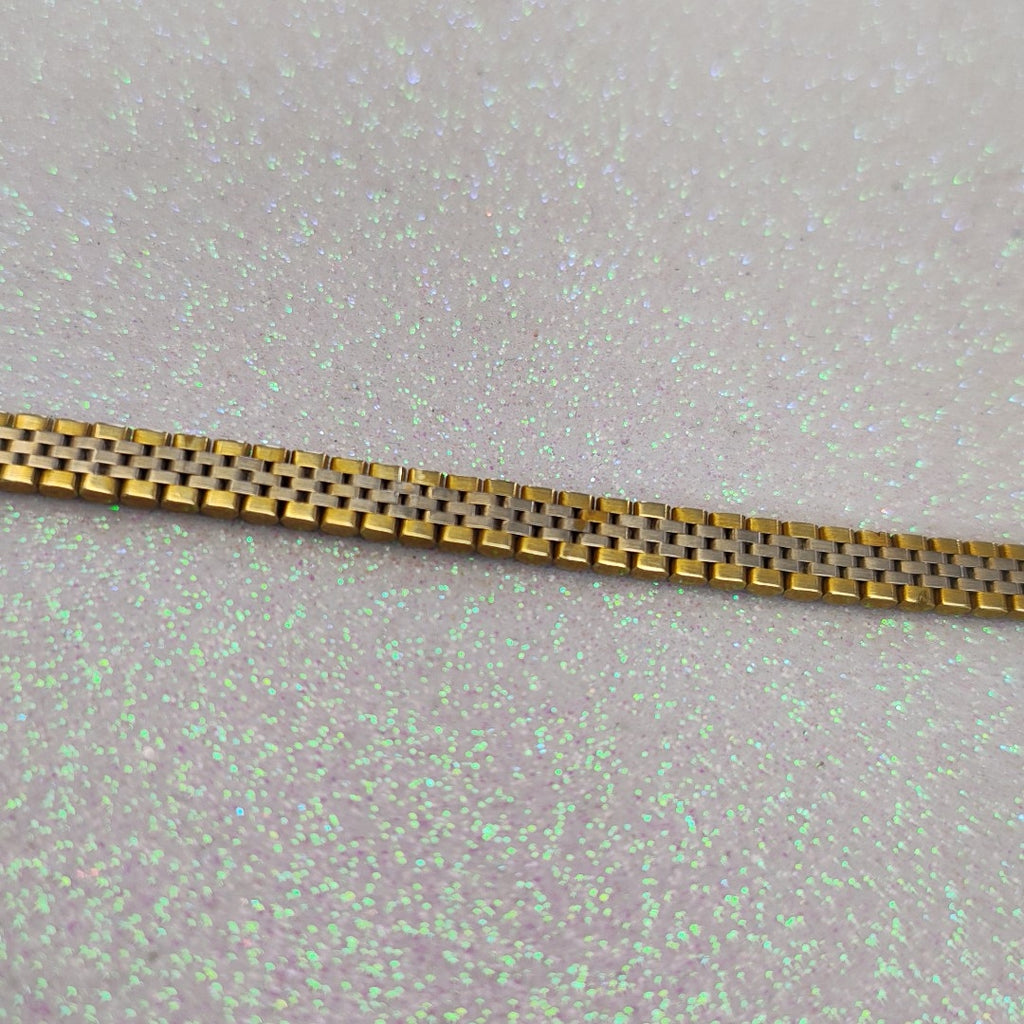 PULSERA ORO COMBINADO 14 K 17.4 GRMS (SEMINUEVO)