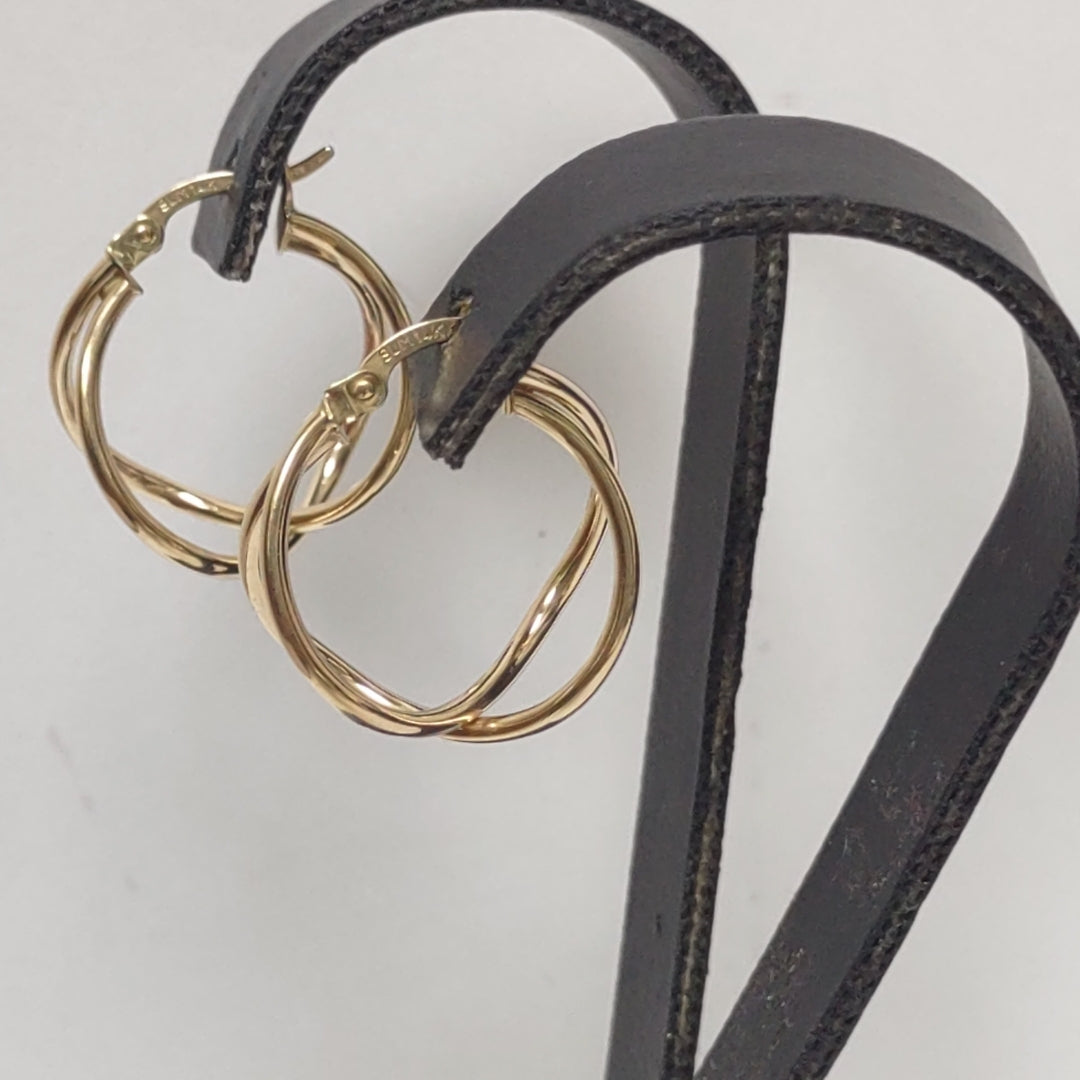 ARETES PAR ORO 14 K 2 GRMS (SEMINUEVO)