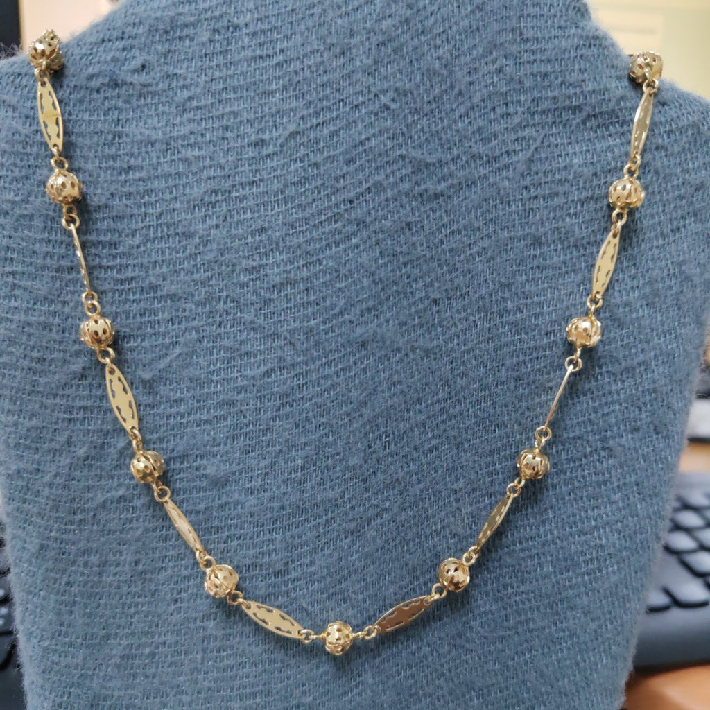 GARGANTILLA ORO 14 K 16.8 GRMS (SEMINUEVO)