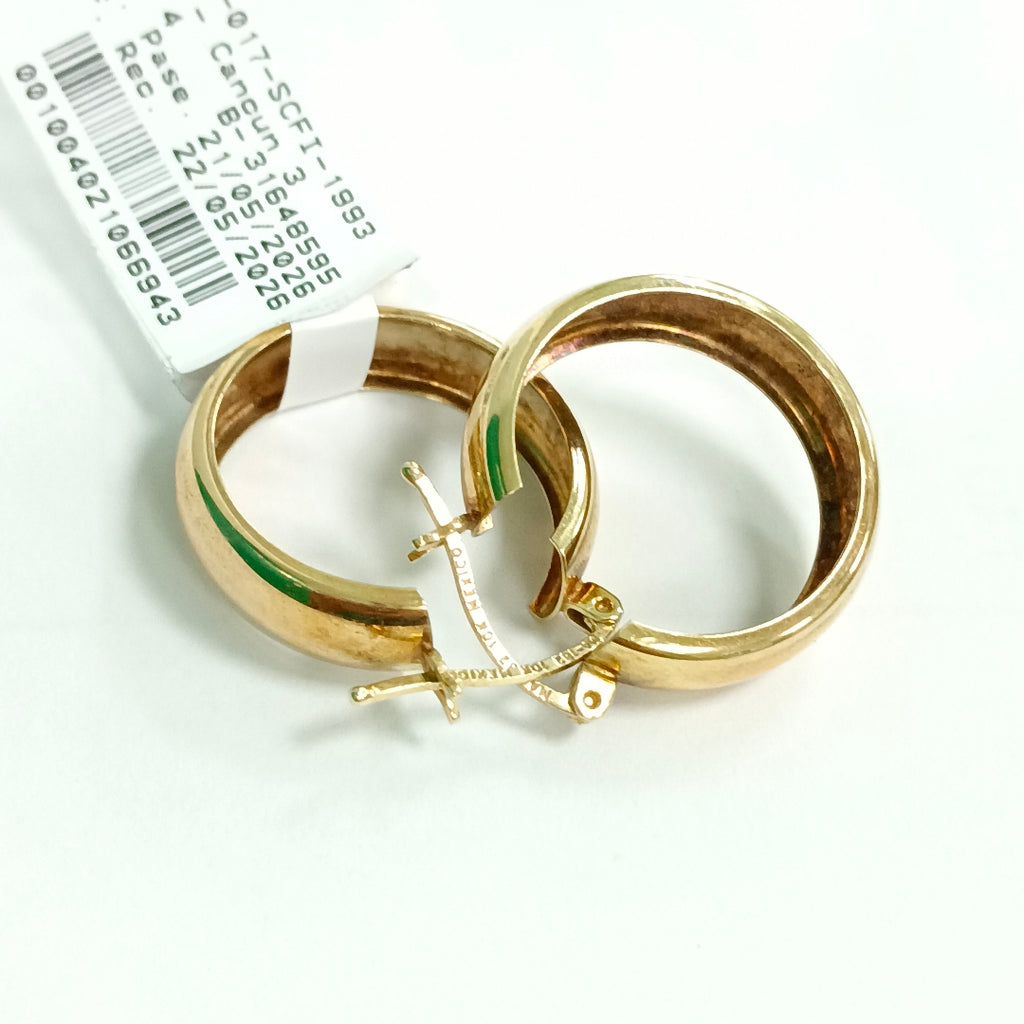 ARRACADAS PAR ORO 10 K 2.7 GRMS (SEMINUEVO)