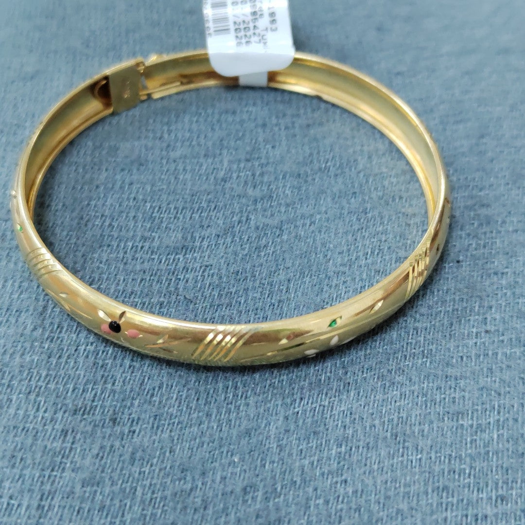 PULSERA RIGIDA ORO 14 K 9.4 GRMS (SEMINUEVO)