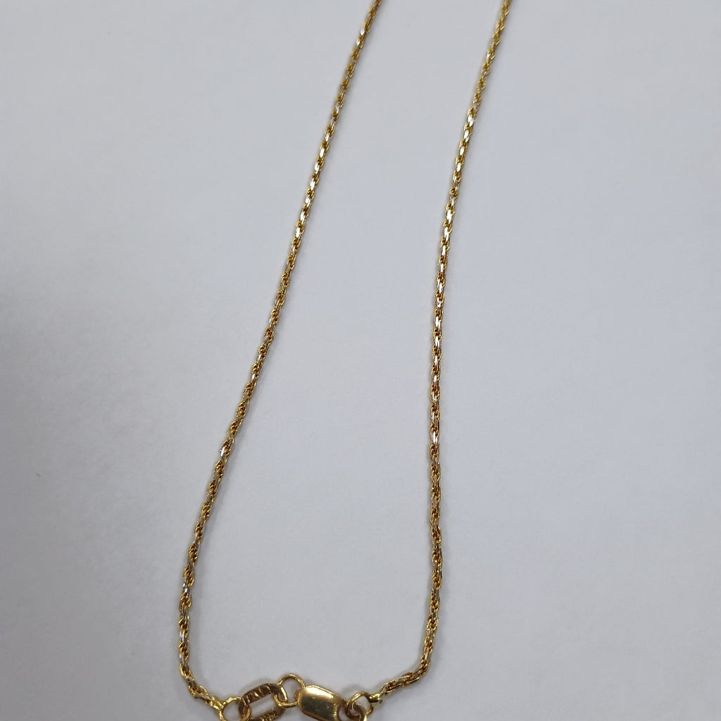GARGANTILLA ORO,RODIADO 14 K 3,00 GRMS (SEMINUEVO)