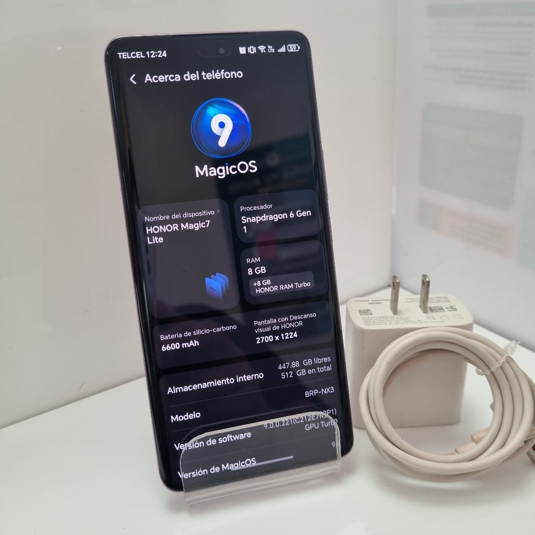 CELULAR HONOR MAGIC 7 LITE BRP-NX3 (2025) 512 GB 8 GB RAM (SEMINUEVO)