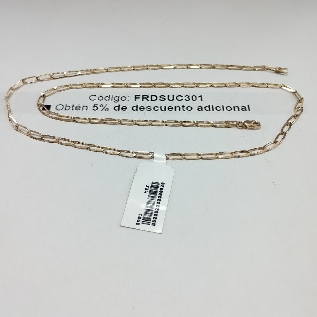CADENA TEJIDO ESLABONES 6.8G 55 CM (NUEVO)