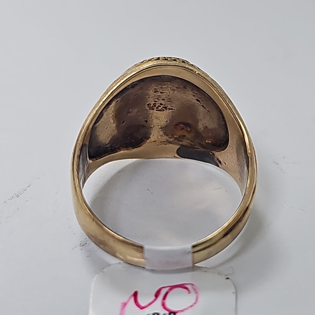 ANILLO DE GRADUACIÓN ORO 14 K 10,60 GRMS (SEMINUEVO)