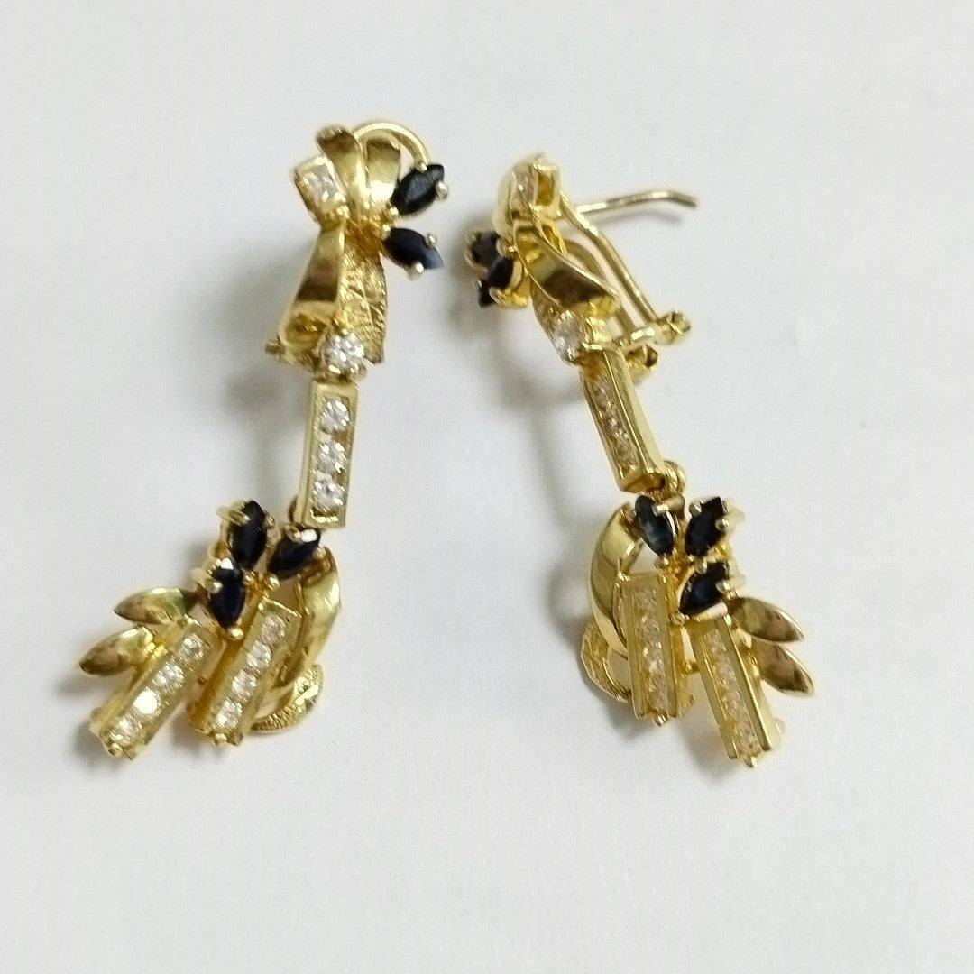 ARETES PAR ORO 14 K 6,90 GRMS (SEMINUEVO)