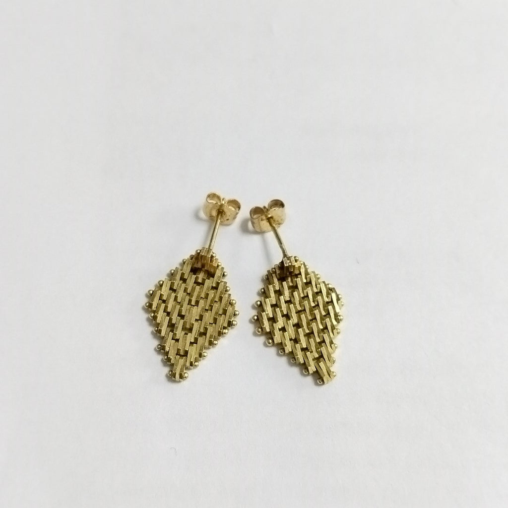 BROQUELES PAR ORO 14 K 4,10 GRMS (SEMINUEVO)