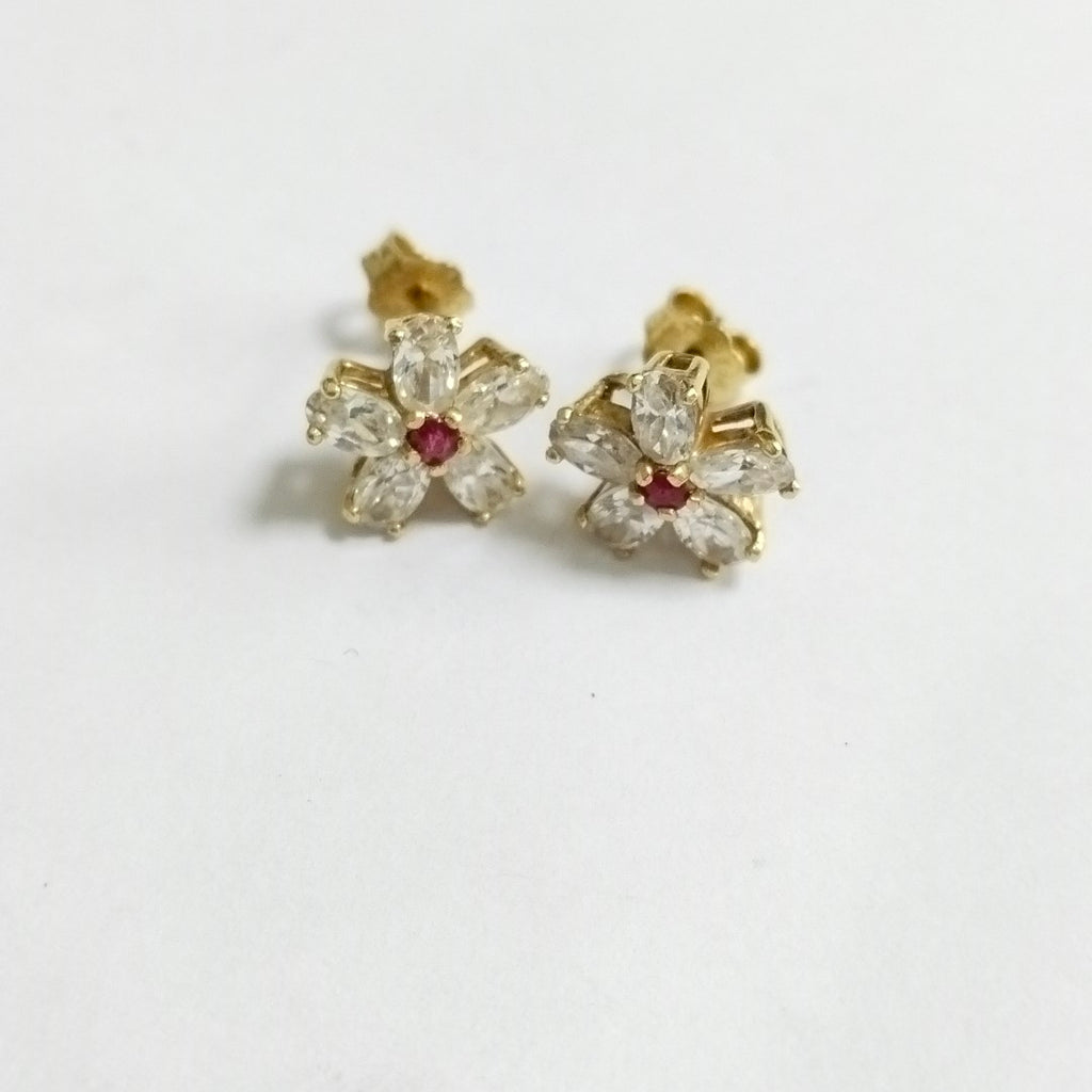 BROQUELES PAR ORO 14 K 3,50 GRMS (SEMINUEVO)