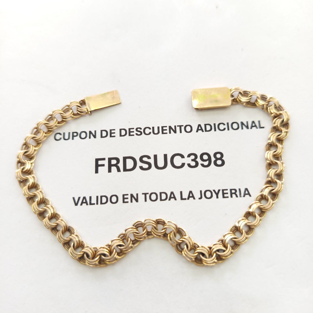 PULSERA ORO 10 K 5.8 GRMS (SEMINUEVO)