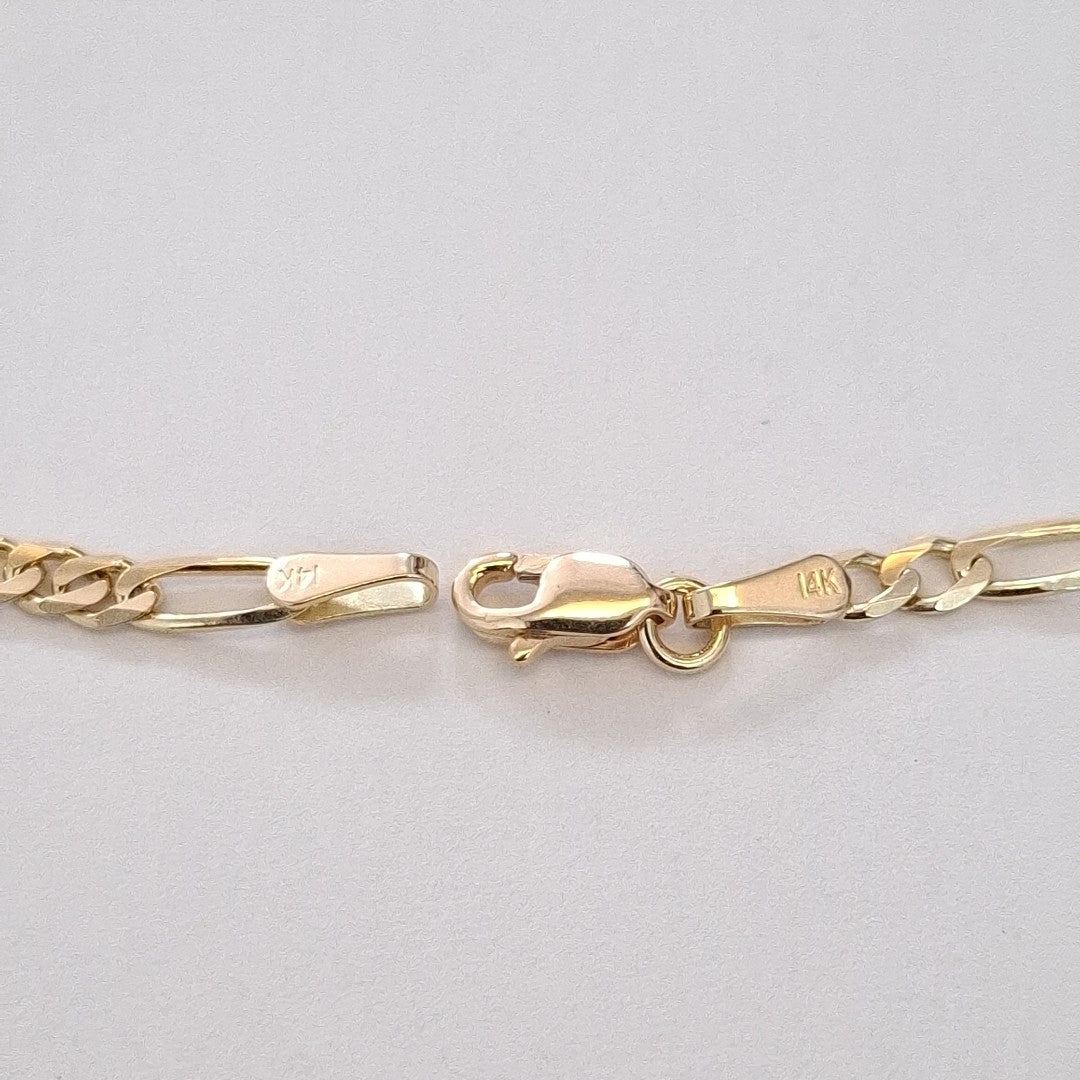 CADENAS 3X1 ORO 14K 60 CM 8.4 GR (NUEVO)