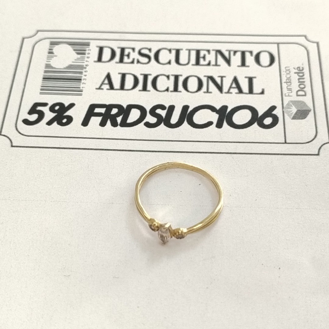 ANILLITO ORO 10 K 1.4 GRMS (SEMINUEVO)