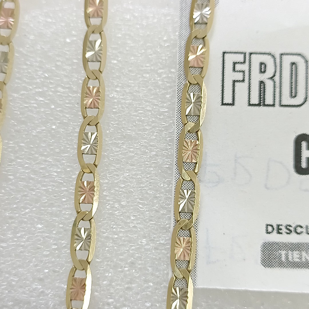 CADENA ORO COMBINADO 14 K 8,40 GRMS (SEMINUEVO)