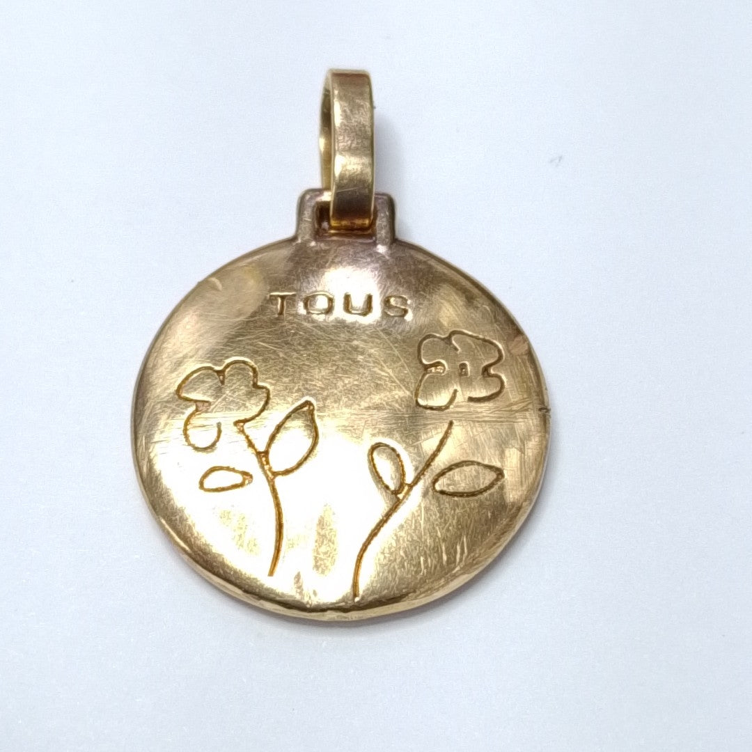 MEDALLA PERSONAL ORO 18 K 2.7 GRMS (SEMINUEVO)