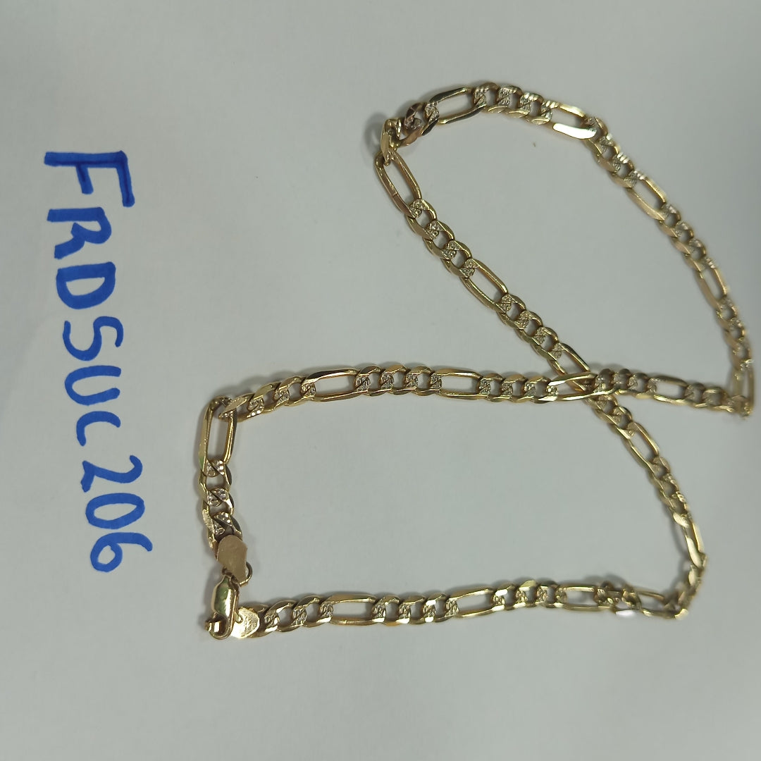 CADENA ORO,RODIADO 10 K 25,70 GRMS (SEMINUEVO)