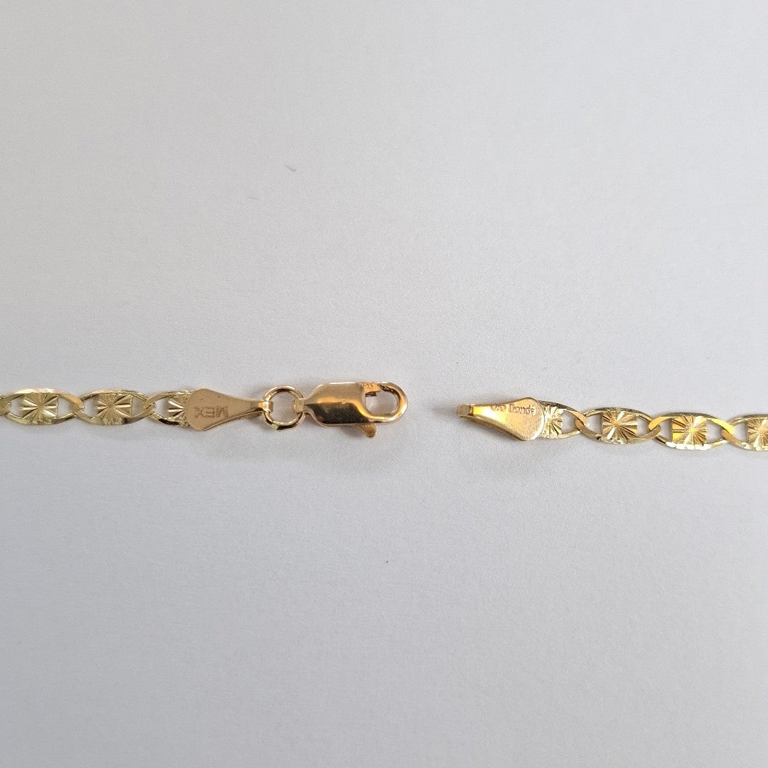 CADENAS GUCHI ORO 14K 55 CM 7.1 GR (NUEVO)