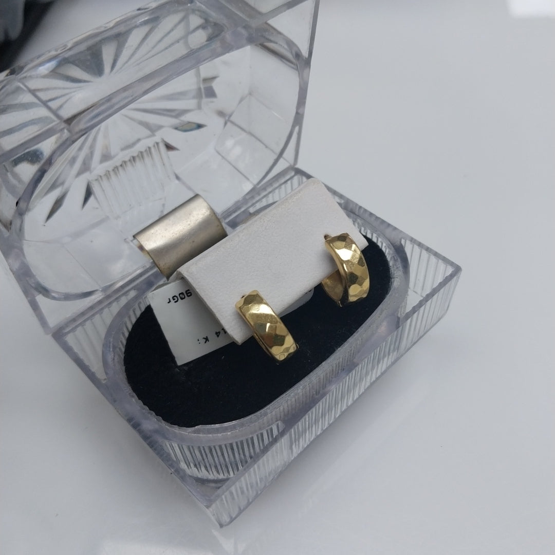 ARETES PAR ORO 14 K 1,90 GRMS (SEMINUEVO)