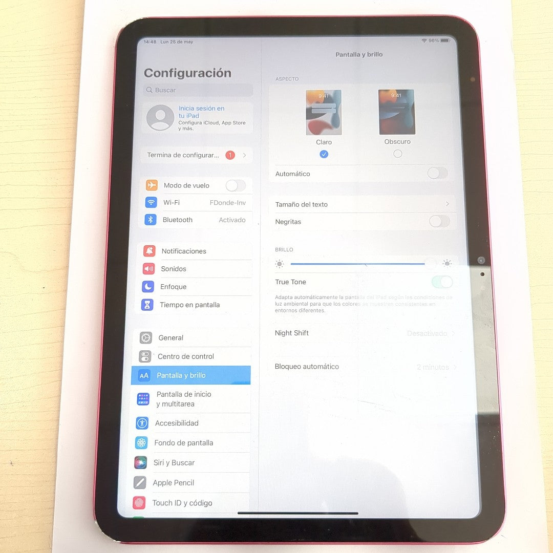 TABLETA APPLE IPAD 10 A2696 256 GB 4 GB RAM (SEMINUEVO)