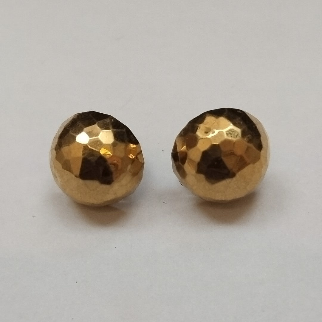 ARETES PAR ORO 18 K 1.8 GRMS (SEMINUEVO)