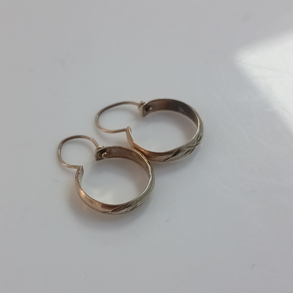 ARRACADAS PAR ORO 10 K 1.5 GRMS (SEMINUEVO)