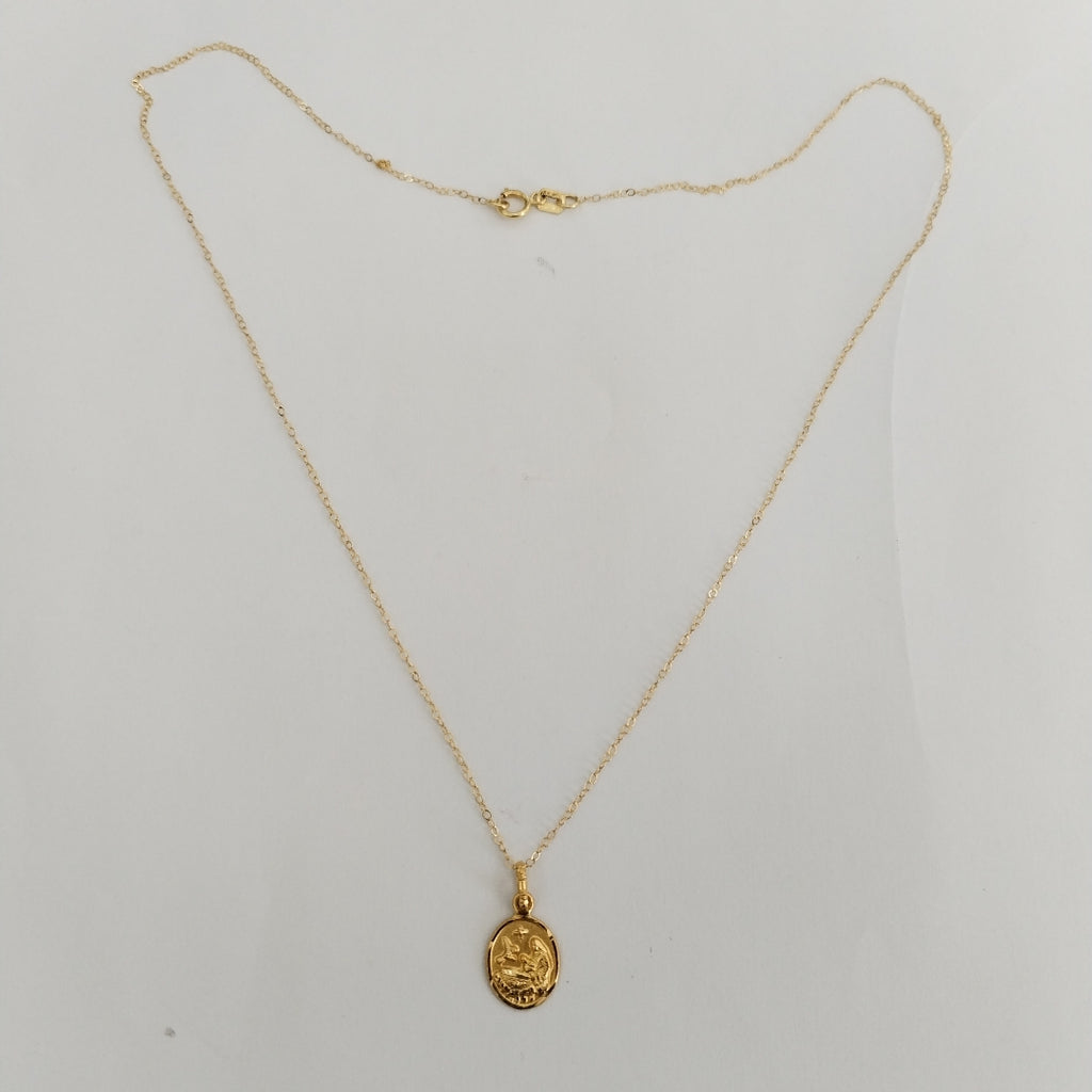 CADENA, DIJE ORO 14 K 1.5 GRMS (SEMINUEVO)