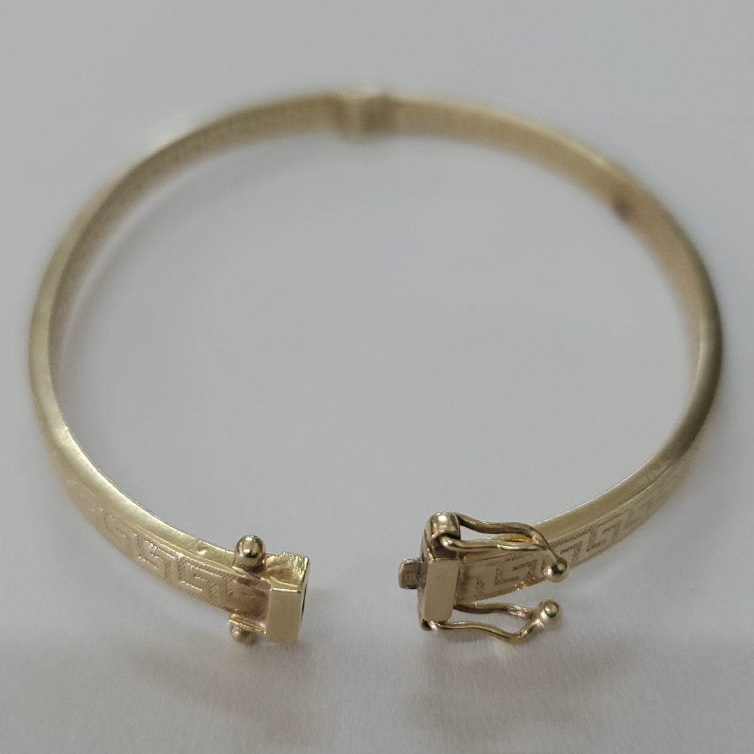 PULSERA RIGIDA ORO 10 K 5.7 GRMS (SEMINUEVO)