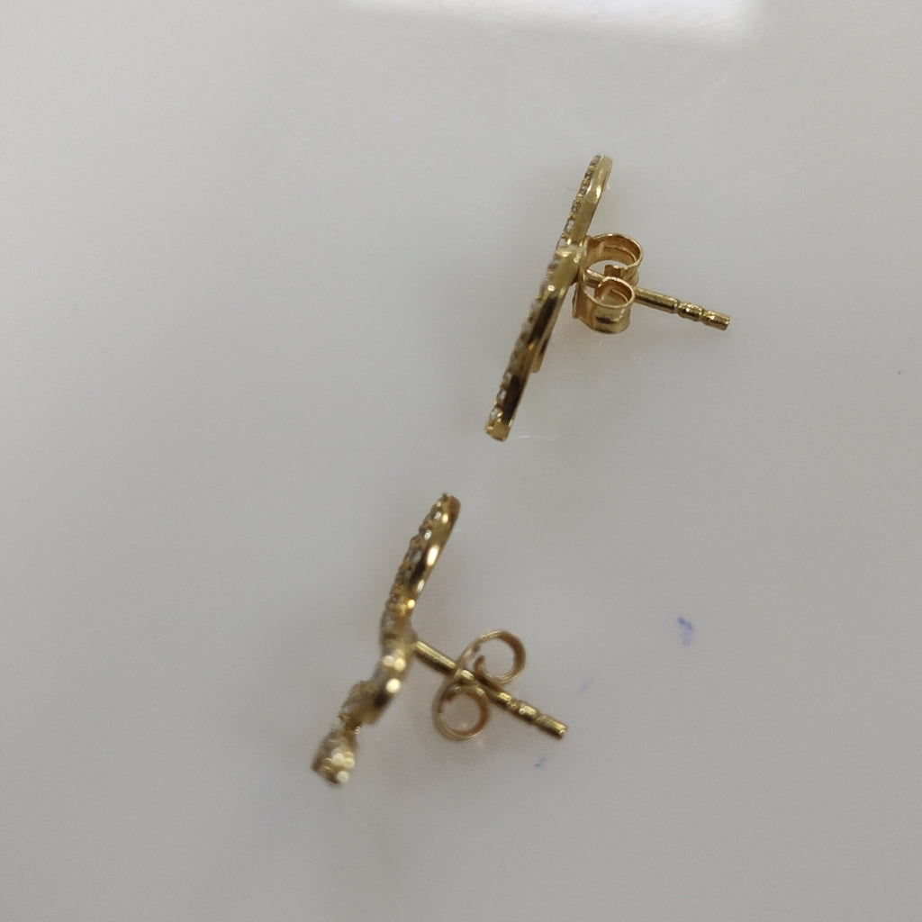 ARETES PAR ORO 10 K 1.9 GRMS (SEMINUEVO)